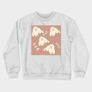 Maltipoo Love Crewneck Sweatshirt